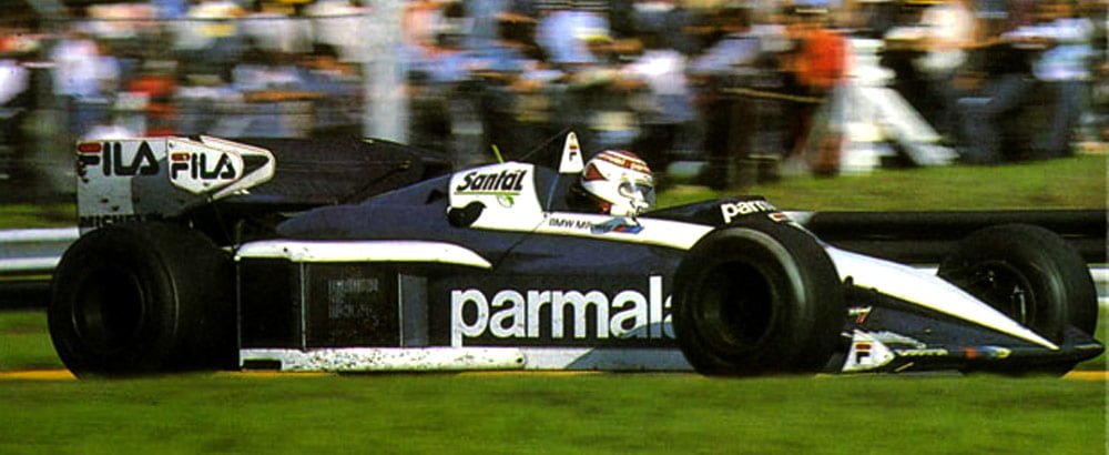 Piquet, o primeiro campeão de um GP da Europa, em 1983.