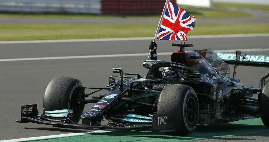 Hamilton 2021 na Inglaterra